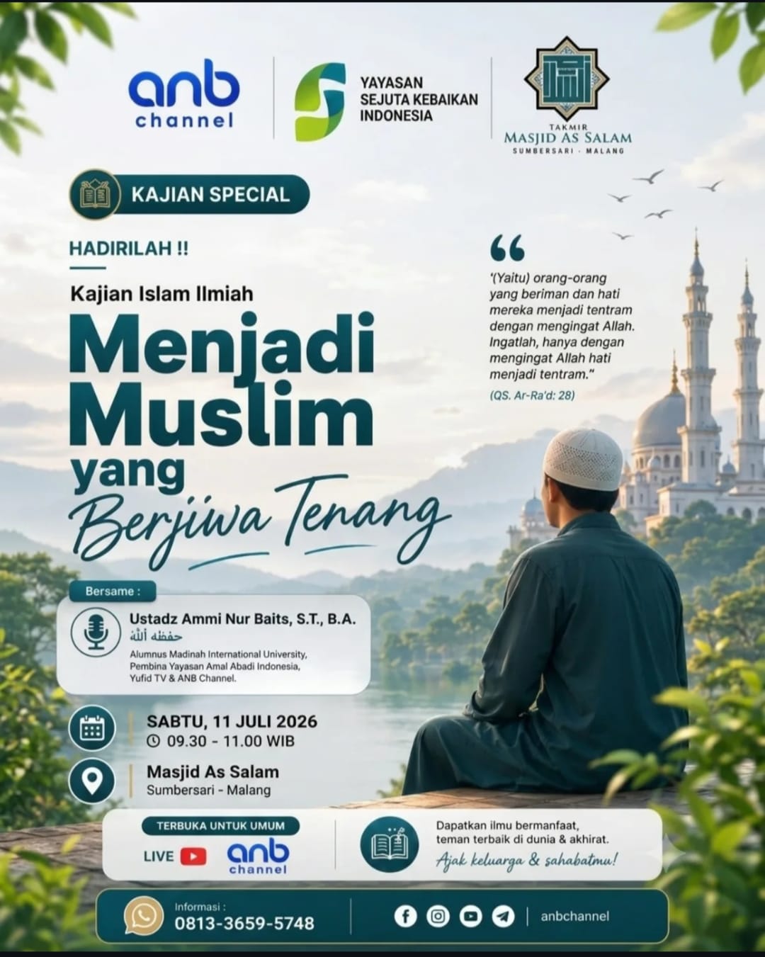 Menjadi Muslim Yang Berjiwa Tenang